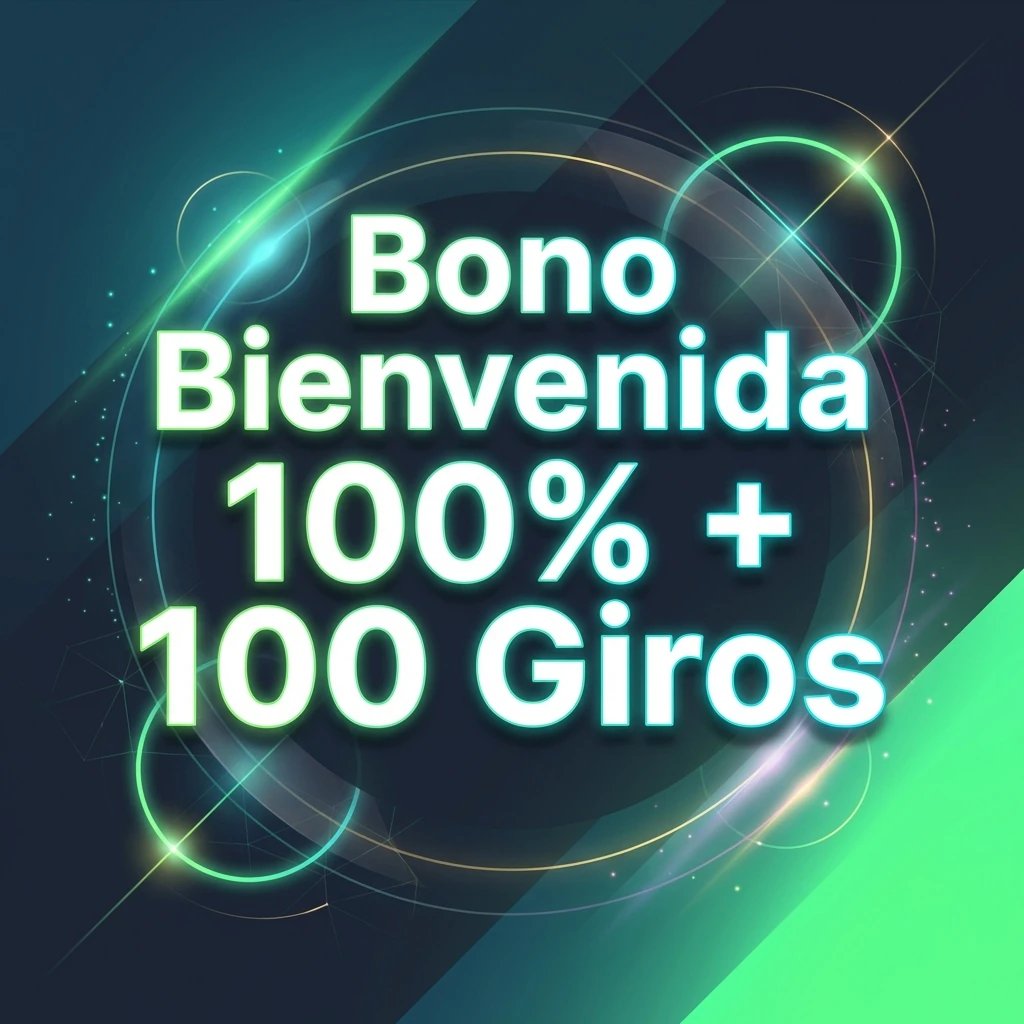 Bono Bienvenida 100% + 100 Giros